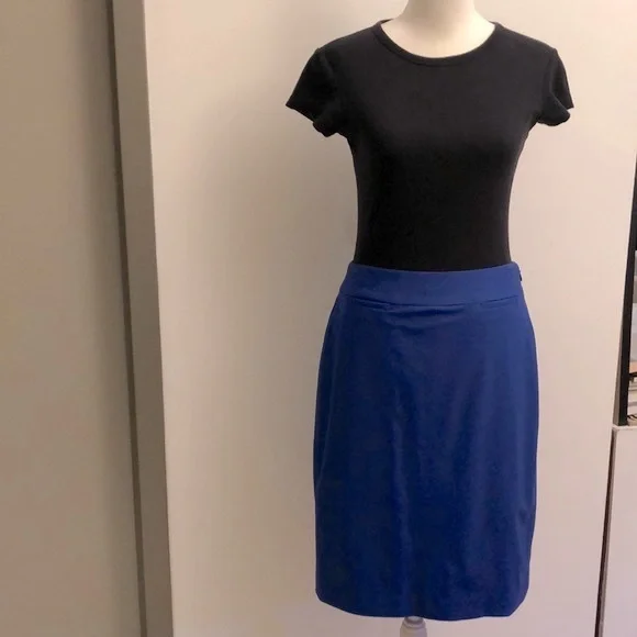 Banana Republic Cobalt / Royal Blue Pencil Skirt - Picture 3 of 12